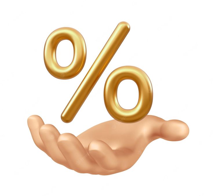 Calculadora ao lado de etiquetas de preços e símbolos de porcentagem representando cálculos de descontos e aumentos2.jpg